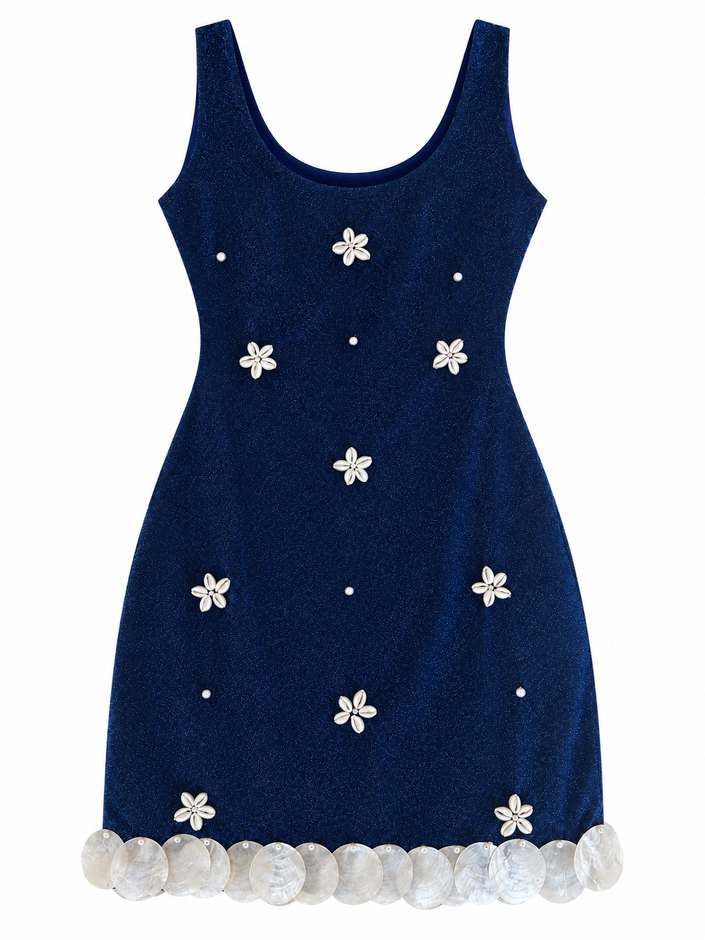 Azure Blossom Dress