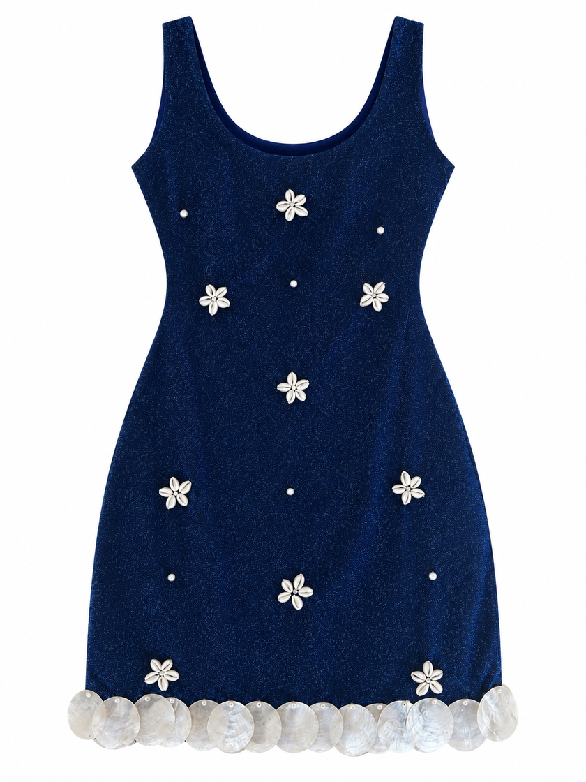 Azure Blossom Dress