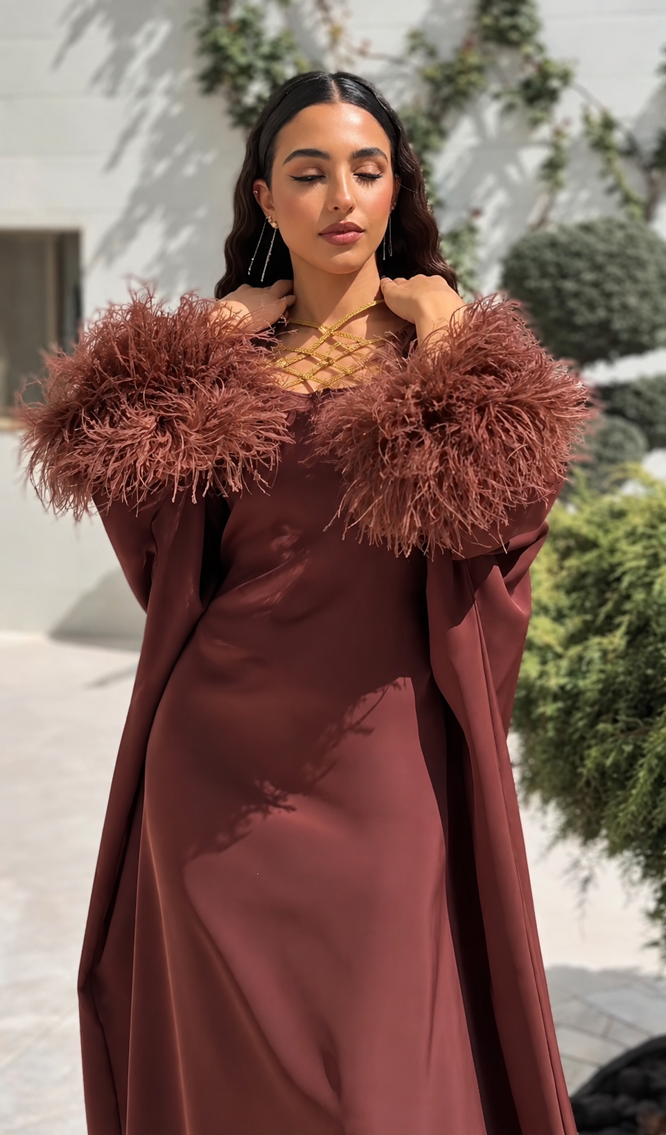 Golden Crest Abaya
