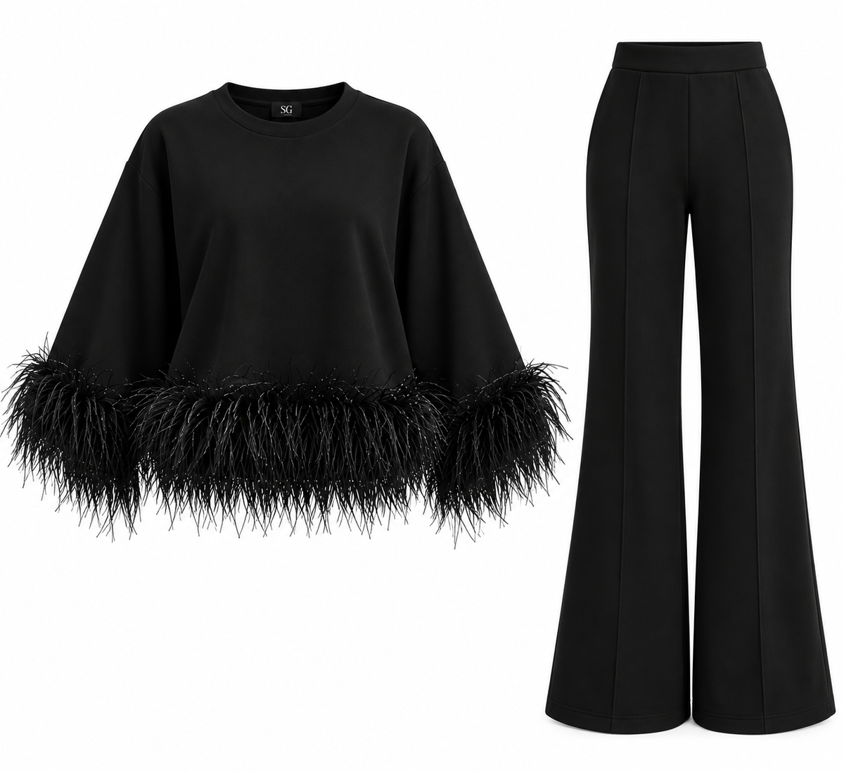 Black Feather Set