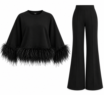 Black Feather Set