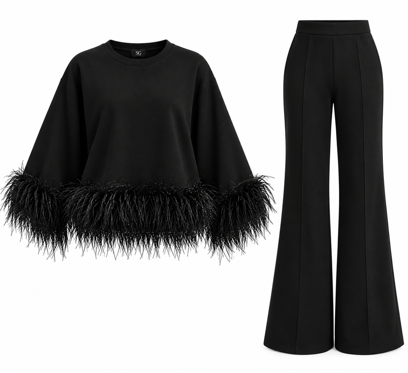 Black Feather Set