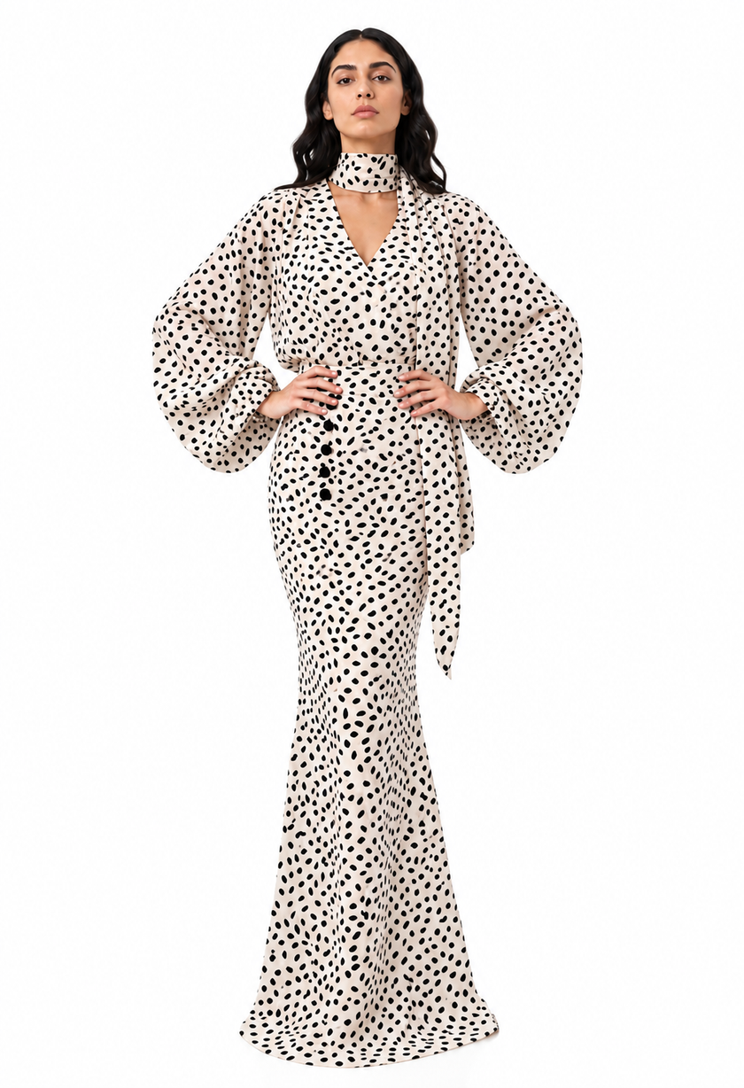 Iconic Spotted Crepe Set